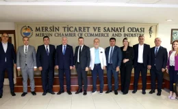 Mersin Deniz Ticaret Odası Başkanı Sektörel Sorunları Tartıştı