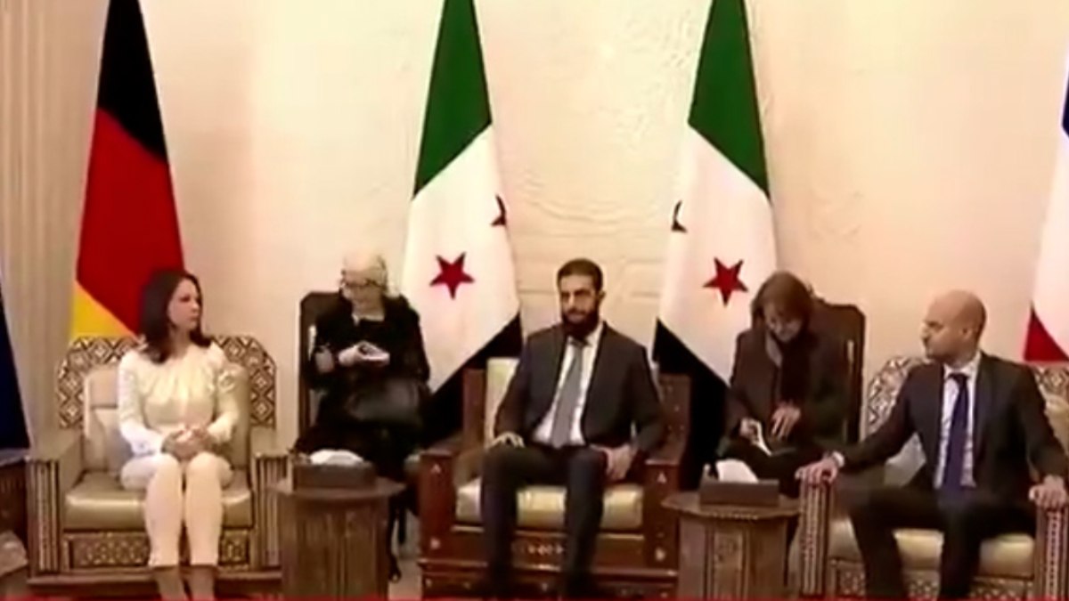 Ahmed eş-Şera, Alman ve Fransız bakanları kabul etti
