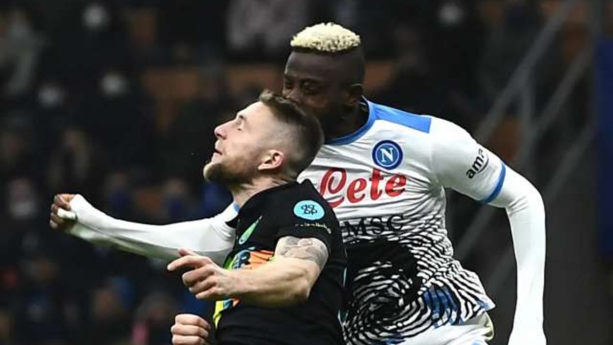 Milan Skriniar ile Victor Osimhen yeniden rakip oldu