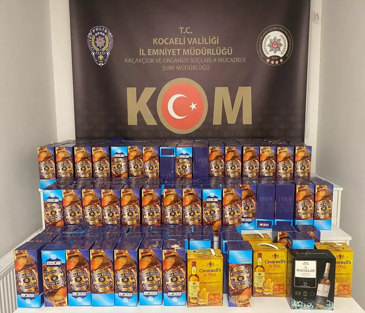 İzmit’te 315 Litre Sahte İçki Operasyonu