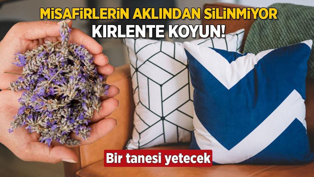 Tüm misafirler merak edip soracak! Kırlentlerin içine koyun, bir tanesi yetiyor
