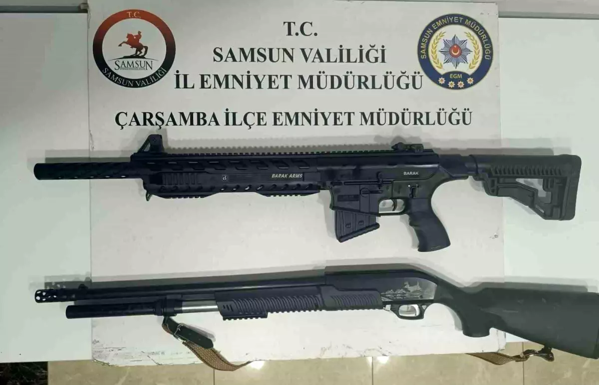 Samsun’da Tüfekle Ateş Açan Şahıs Yakalandı