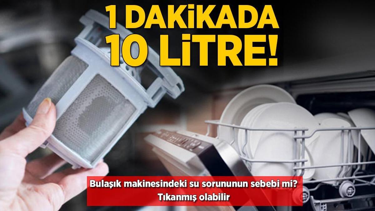Bulaşık makineniz su almıyor mu? Cep yakmayan çözüm, servisi unutturuyor