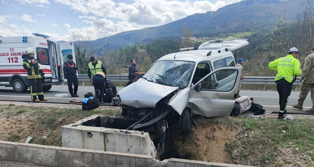 Karabük’te feci kaza: 1 ölü, 2 yaralı
