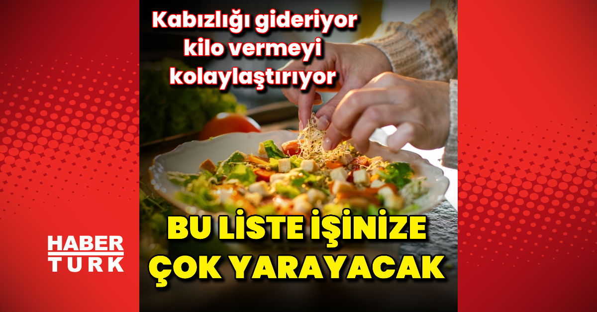 Kabızlığı gideriyor, kilo vermeyi kolaylaştırıyor… Hemen bugün beslenme listenize dahil edebileceğiniz yüksek lifli gıdalar