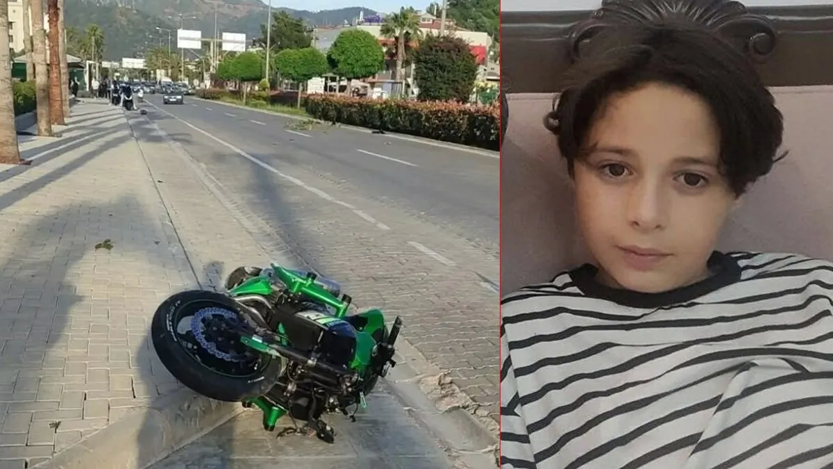 Muğla’da feci kaza! Motosikletin çarptığı 12 yaşındaki Görkem Mehmet Soydemir hayatını kaybetti!